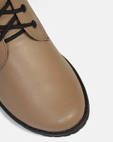 Immaculate Vegan - Bohema Women's Workers No. 2 Vegea Grape Leather Boots | Beige