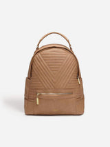 Immaculate Vegan - LaBante London Camberwell Quilted Vegan Leather Backpack | Brown