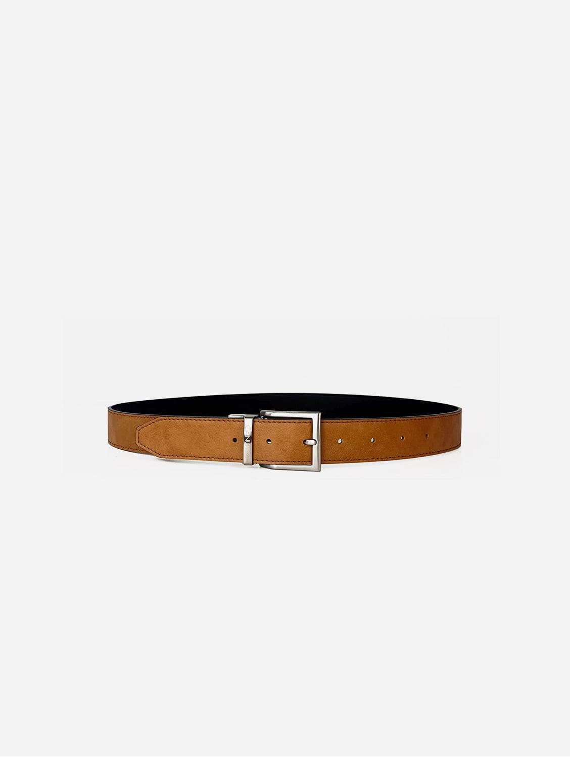Reversible Vegan Leather Belt | Black & Camel – Immaculate Vegan