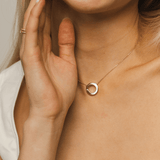 Immaculate Vegan - BLOOMTINE Mini Halo Wings™ Sterling Silver Diamond Angel Necklace