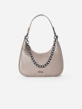 Immaculate Vegan - SKYLA Charlie Vegan Leather Shoulder Bag | Stone Grey