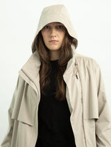 Immaculate Vegan - Protected Species Waterproof City Walker Jacket | Portland Stone