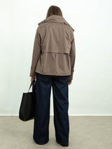 Immaculate Vegan - Protected Species Waterproof City Walker Jacket | Taupe