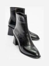 Immaculate Vegan - Prologue Shoes Alba Black Block Heel Boot (Women)