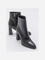 Immaculate Vegan - Prologue Shoes Jewel Black Pattern High Heel Boot (Women)