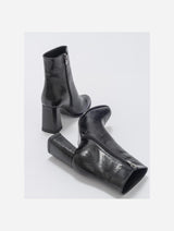 Immaculate Vegan - Prologue Shoes Jewel Black Pattern High Heel Boot (Women)