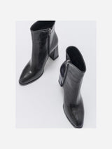 Immaculate Vegan - Prologue Shoes Jewel Black Pattern High Heel Boot (Women)