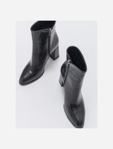 Immaculate Vegan - Prologue Shoes Jewel Black Pattern High Heel Boot (Women)