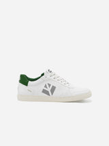 Immaculate Vegan - COG Topsy Unisex Grape Leather Vegan Trainers | Green & White 35