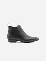 Immaculate Vegan - COG Laika Women's Grape Leather Vegan Ankle Boots | Black UK2.5 / EU35 / US4.5