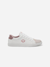 Immaculate Vegan - COG Winton Women's Vegan Trainers | White & Pink UK5 / EU38 / US7