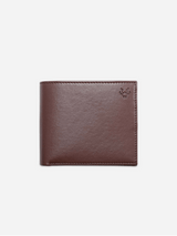Immaculate Vegan - Watson & Wolfe Coin Vegan Leather Wallet | Chestnut Brown & Emerald