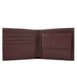 Immaculate Vegan - Watson & Wolfe Coin Wallet in Chestnut Brown and Emerald