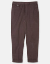 Immaculate Vegan - Cut & Pin Relaxed Smart/Casual Trouser - Taupe