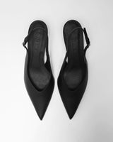 Immaculate Vegan - Bohema Kitten Heels Black pointy toe pumps