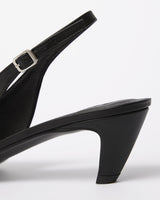 Immaculate Vegan - Bohema Kitten Heels Black pointy toe pumps