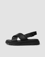 Immaculate Vegan - Bohema Glare Sandals Black made of vegan corn leather