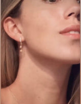 Immaculate Vegan - BLOOMTINE Illuminess™ Mini 14K Gold Vermeil Shooting Star Huggies | Gold