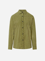 Immaculate Vegan - KOMODO RIO - Organic Cotton Shirt - Green Stripe