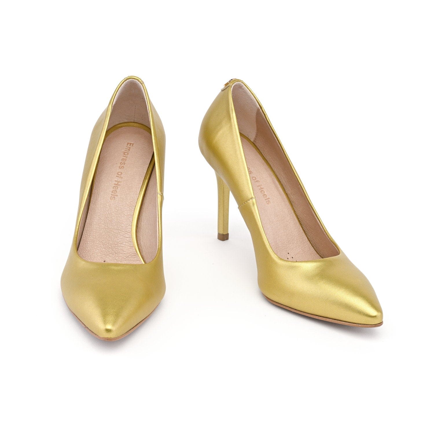 Empress of Heels Golden Glamour - vegan 95mm heels