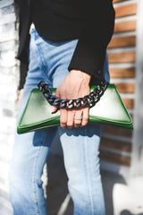 Immaculate Vegan - Eslla Satori Clutch Green Helen