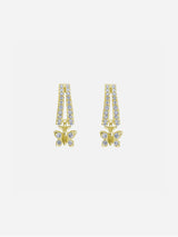 Immaculate Vegan - BLOOMTINE Enchanting Flutterfly™ 14K Gold Vermeil Butterfly Huggies | Gold