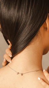 Immaculate Vegan - BLOOMTINE Mini Halo Wings™ Sterling Silver Diamond Angel Necklace