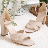 Immaculate Vegan - Forever and Always Shoes Amelia - Beige Heels