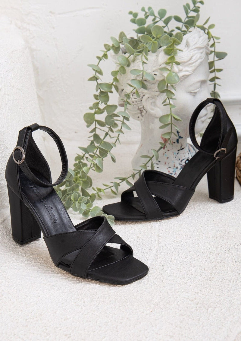 Forever and Always Shoes Amelia - Black Heels