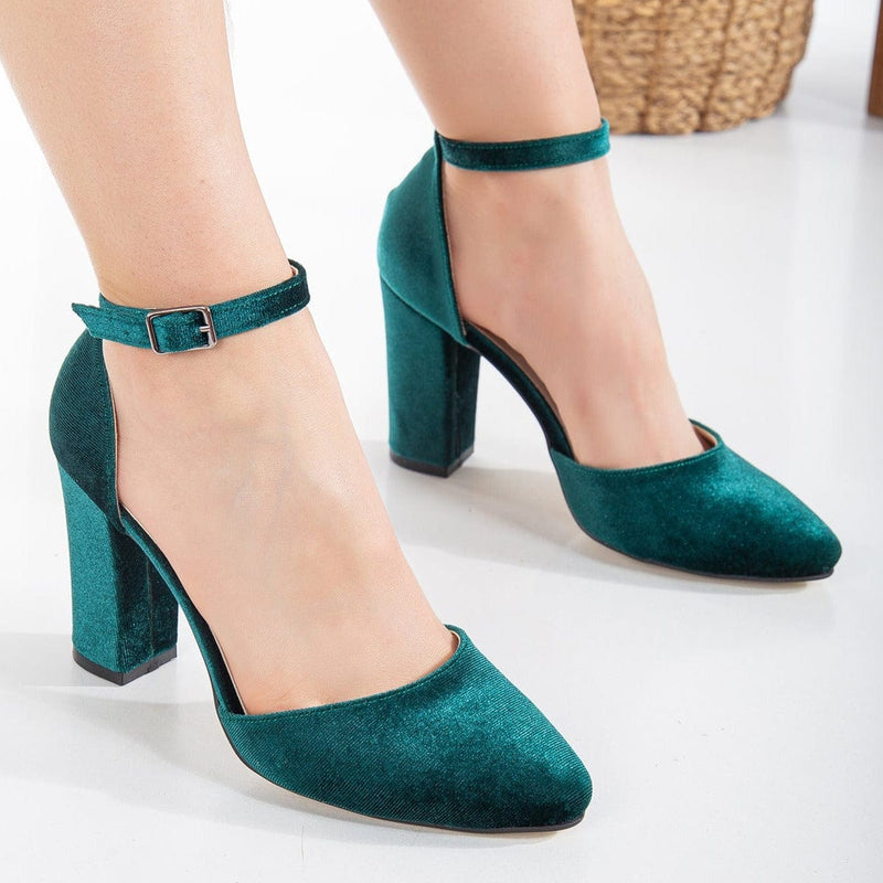 Forever and Always Shoes Gisele - Emerald Green Wedding High Heels