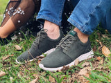 Immaculate Vegan - 8000kicks Explorer V2 Men's Vegan Hemp Trainers | Dark Green