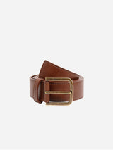 Immaculate Vegan - Green Laces Bo Brass Buckle Vegan Belt | Chestnut