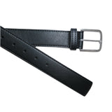 Immaculate Vegan - Green Laces Bo belt black silver buckle