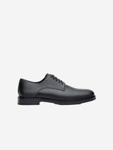 Immaculate Vegan - Green Laces Olof Men's Vegan Leather Derby | Black