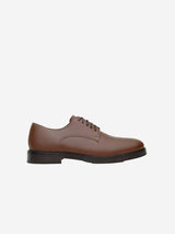 Immaculate Vegan - Green Laces Olof Men's Vegan Leather Derby | Chestnut Brown