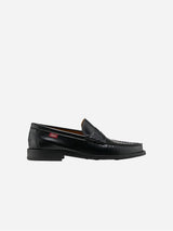 Immaculate Vegan - Zeta Shoes Braga Unisex Olive Leather Loafers | Black