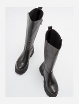 Immaculate Vegan - Prologue Shoes Solo Black Platform Boot (Women)