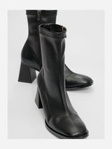 Immaculate Vegan - Prologue Shoes Plesa Black Chunky Heel Boot (Women)