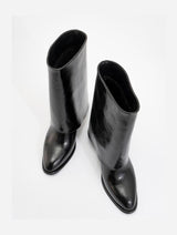 Immaculate Vegan - Prologue Shoes Ellas Black Chunky Heel Boot (Women)