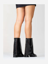 Immaculate Vegan - Prologue Shoes Ellas Black Chunky Heel Boot (Women)