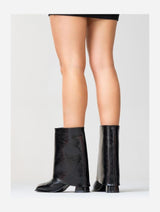 Immaculate Vegan - Prologue Shoes Ellas Black Chunky Heel Boot (Women)