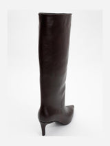 Immaculate Vegan - Prologue Shoes Cassandra Brown Cilt High‑Heel Boot (Women)