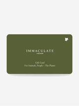 Immaculate Vegan - Immaculate Vegan Gift Card Olive / £25