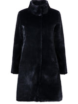 Immaculate Vegan - Issy London Jackie Faux Fur Shearling Coat Black