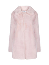 Immaculate Vegan - Issy London Lola Luxe Vegan Faux Fur Coat | Pink
