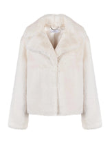 Immaculate Vegan - Issy London Loren Luxe Soft Vegan Faux Fur Jacket | Cream