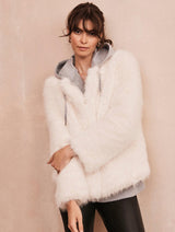 Immaculate Vegan - Issy London Marlene Jacket Vegan Luxe Faux Fur Cream