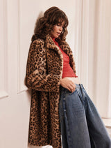 Immaculate Vegan - Issy London Millie Luxe Vegan Faux Fur Coat | Leopard