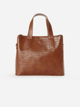 Immaculate Vegan - jeane & jax ARIANA Croco Shoulder Bag Tote