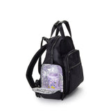 Immaculate Vegan - jeane & jax RIVER Unisex Diaper Backpack Black